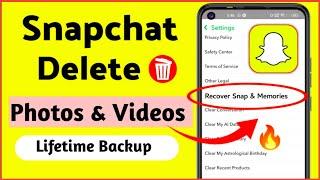 Snapchat Deleted Photos Video Chat Recovery / snapchat data recover kaise kare