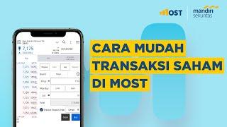 Cara Beli dan Jual Saham di MOST!