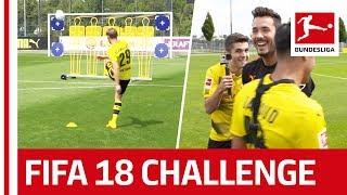 Dortmund Star Christian Pulisic Takes on The EA Sports FIFA 18 Bundesliga Free Kick Challenge