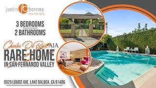 Rare Charles DuBois Pool‍️ Home @ 6929 Louise Avenue In Lake Balboa Los Angeles | Justin Bonney