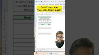 Don't Extract Values in Excel‼️Instead Use Amazing Function #excel #exceltips #exceltutorial #shorts
