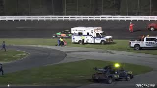 Fight after modified crash at Stafford Speedway (RunPokerGames.com)