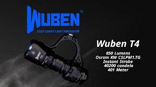 WUBEN T4 Tactical EDC Flashlight - WUBEN INDONESIA