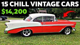 Low Prices Available: 15 Vintage Cars For Sale Under $20,000