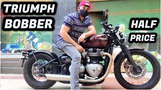 Test Riding The TRIUMPH BOBBER | First Impression | Born Creator