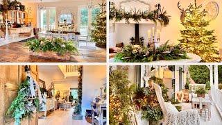 Rustic Christmas Home Tour Thrifted & Natural Holiday Decor Ideas | Ep 7