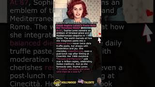 Could Sophia Loren’s Pasta Rule Her Timeless Glow?