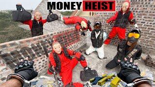 PARKOUR VS MONEY HEIST: Money Heist betrays,kills Boss,steals money & escapes from police | Epic POV