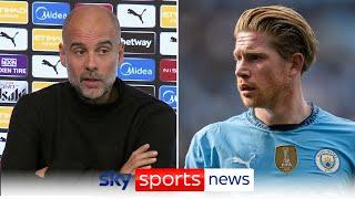 Pep Guardiola says Kevin De Bruyne "feels better and could play" against Arsenal on Sunday