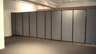 Wall-Mounted StraightWall Partition / Room Divider by Versare