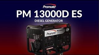 Promate PM13000D ES Open Diesel Generator