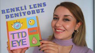 Renkli Lens Deniyorum | Lens Nasıl Takılır? Renkli Lens Kullanımı Hakkında Her Şey #ttdeye @ttdeye