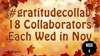 Gratitude Junk Journal Masterboard Wk 4 #GratitudeCollab Hosts @CreatingwithJovi  @CindyALewis