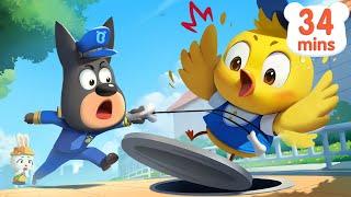 Don't Play on the Manhole Cover | Safety Cartoon | Sheriff Labrador | Kids Cartoon | BabyBus