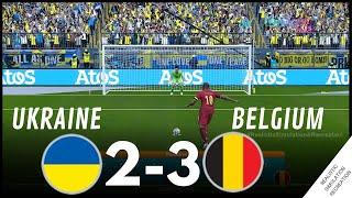 Penalty shootout  Ukraine 2-3 Blegium  EURO 2024 | Video game simulation