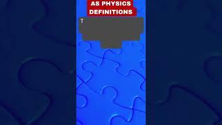 CAIE AS Physics Definitions - Amplitude