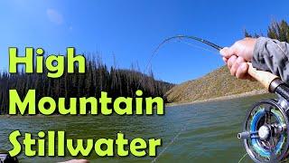 Fly Fishing A High Mountain Lake From the Float Tube