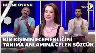 Bir kişinin egemenliğini tanıma anlamına gelen sözcük | Kelime Oyunu