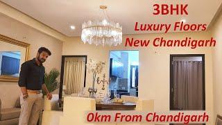 Palm Residency 3BHK Luxury Floors With Lift 0km from chandigarh, 3+1 Servant Room Also Available