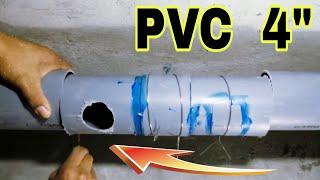 WIE MAN EIN PVC-ROHR REPARIERT - UPVC - Sanitär - Do it yourself