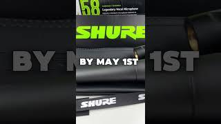 Get a shure SM 58 before may 1st on our website  • #karaoke #wirelessmicrophone