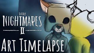 Little Nightmares 2 - Thumbnail Art Timelapse