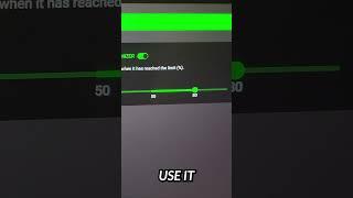 Razer Blade 18 – Battery Health Optimizer in Synapse #shorts #razer