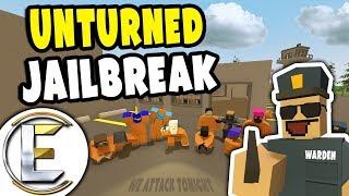 JAILBREAK | Unturned Prison Warden RP - They Plan a Secret Escape (Roleplay)
