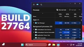 New Windows 11 Build 27764 – New Start Menu Feature, New Taskbar Battery Icon, and Fixes (Canary)