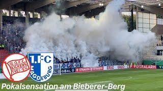 Kickers Offenbach vs. 1.FC Magdeburg | Traditionsduell am Bieberer Berg | Pyroshow & Pokalsensation