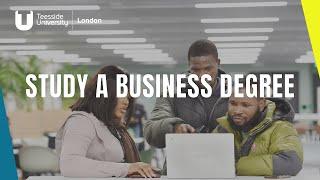 Study Business at Teesside University London