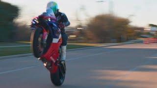 how to violently ride a $30,000 motorcycle.