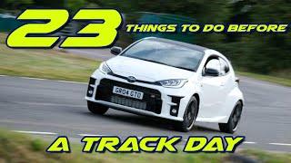 23 Things To Do Before a Track day. Featuring the GR Yaris