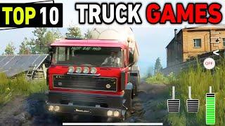 TOP 10 LATEST TRUCK SIMULATOR GAMES FOR ANDROID/iOS 