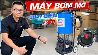 Máy bơm mỡ bằng điện tốt nhất thương hiệu Lucky sun  20L