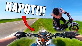 MY KTM SUPERMOTO BLEW UP!! TOMOS EXC 50 ENGINEER | KTM EXC 125