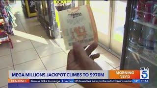 Mega Millions jackpot climbs to $970M ahead of Christmas Eve drawing