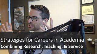 What I wish I knew before becoming a professor: How to combine research, teaching, and service