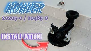 KOHLER 20205-0 / 20485-0 TOILET  Installation!