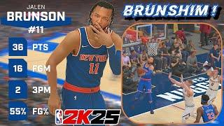 Jalen Brunson Is TOO SHIFTY ! | NBA 2K25 Play Now Online