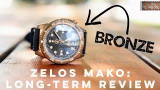 Zelos Mako Bronze "Harnessing the Elements" Dive Watch Review by 555 Gear
