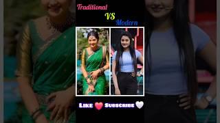 serial actors traditional and modern look#shorts#trending#vairal videos#@Welcometonaareevlogs