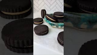 Clareos: Soft Baked Coffee Oreos #shorts #cookies