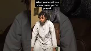 when you forget how many rakaat you have prayed: credits to muslimtiktoks #muslim #religion #islam