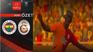 Fenerbahçe 1-3 Galatasaray Maç Özeti | Spor Toto Süper Lig - 2024/2025