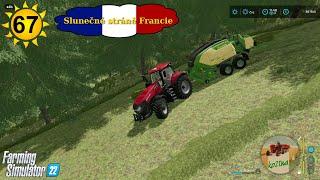 FS22 Slunečné stráně Francie #67 - dokončení zakázky na svahu, konečně svahový traktor!