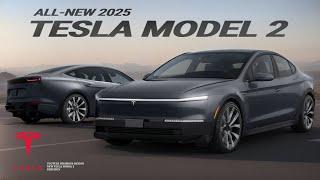 ALL NEW 2025 TESLA MODEL 2 REVEALED? REDESIGN | Digimods DESIGN |