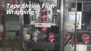 Tape Heat Shrink Sleeve Wrapping Machine for Tamper Proof Evidence