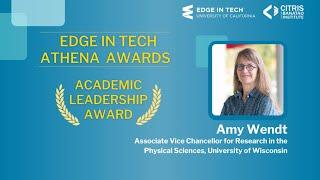 EDGE in Tech Athena Awards 2024 |  Academic Leadership Award - Amy Wendt