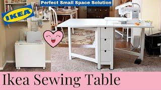 Best Sewing Table from Ikea | Using a Norden Gateleg Table as a Sewing Table